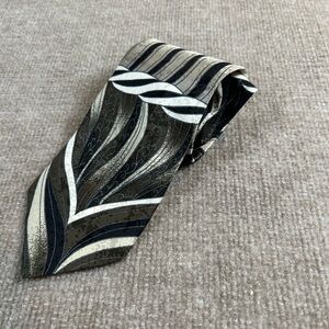 Elegant Black and Brown Men's Tie